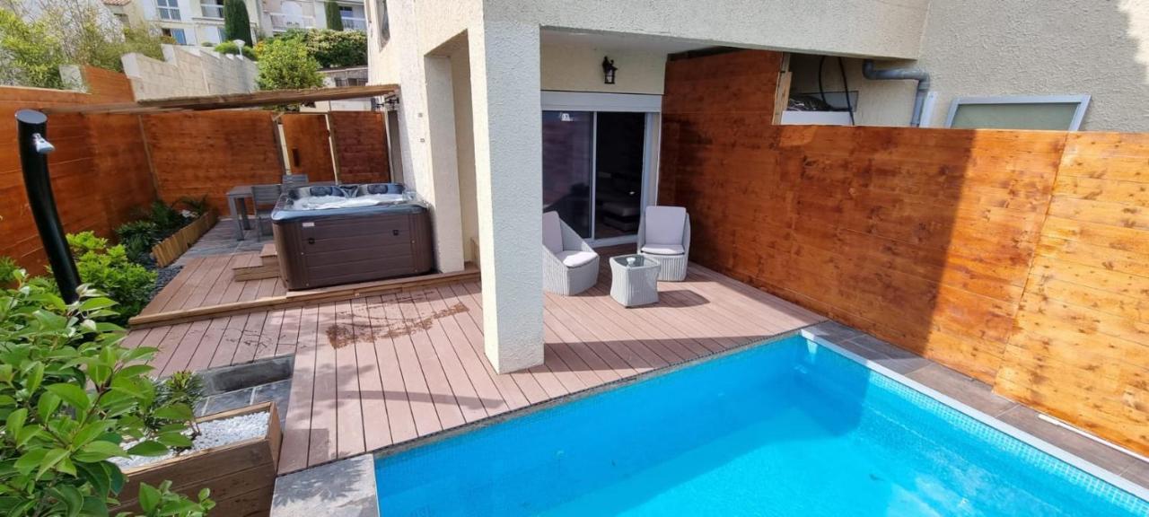 Reves De Vie, Appartement Vue Mer, Grande Piscine Privee , Spa Privatif Cassis Exterior foto